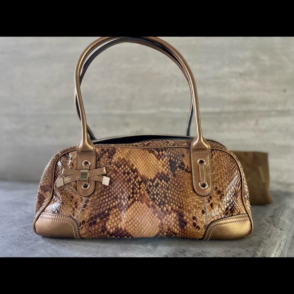 Gucci Python Bowler Purse NWT - Picture 12 of 16